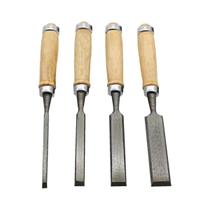 Conjunto Profissional De 4 Formões Para Escultura Em Madeira, Ferramentas Ergonômicas Para Trabalhos