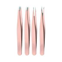 Conjunto Profissional De 4 Pinças Para Sobrancelhas Para Remoção De Pelos Fácil E Eficiente Conjunto Profissional De 4 Pinças Para Sobrancelhas Para Remoção De Pelos Fácil E Eficiente