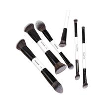 Conjunto Profissional De 6 Pincéis De Maquiagem Sintéticos Para Base, Corretivo E Kabuki - MAANGE Conjunto Profissional De 6 Pincéis De Maquiagem Sintéticos Para Base, Corretivo E Kabuki - MAANGE
