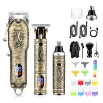 Conjunto profissional de aparador de cabelo sem fio da Hair Clippers Qhou