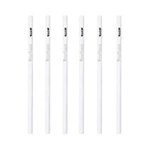 Conjunto Profissional De Lápis De Carbono 6/12 Cores Branco E Preto Para Esboço, Destaque E Desenho