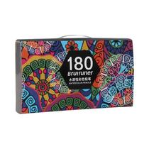 Conjunto Profissional de Lápis de Cor de Madeira (48/72/120/150/160/180 Cores) para Desenho e Esboço