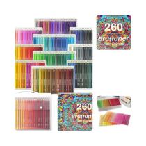 Conjunto Profissional De Lápis De Cor De Madeira 48/72/120/150/160/180 Cores Para Escola, Arte,