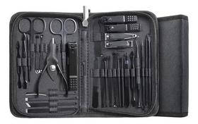 Conjunto Profissional De Manicure 32 Peças Aço Inoxidável