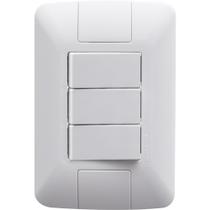 Conjunto pronto 3 interruptores paralelos 6a/250v branco - tramontina aria