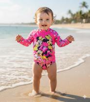 Conjunto Proteção Solar Minnie Tam.PP (Meses a 1 Ano)