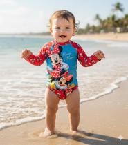 Conjunto Proteção Solar Minnie V (Meses a 1 Ano)