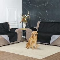 Conjunto Protetor De Sofá 2 e 3 Lugares Padrão Dupla Face Impermeável Conjunto Protetor De Sofá 2 e 3 Lugares Padrão Dupla Face Impermeável