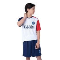 Conjunto PSG Torcedor Símbolo - Camisa + Bermuda - Infantil