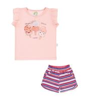 Conjunto Pulla Bulla Bebê Menina Verão Ref. 38119 Conjunto Pulla Bulla Bebê Menina Verão Ref. 38119