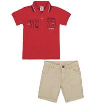 Conjunto Pulla Bulla Polo Menino Verão Ref. 37776