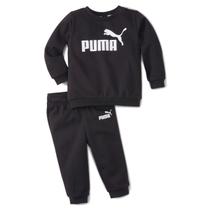 Conjunto Puma Minicats Essentials Crew Jogger Bebê Infantil