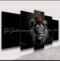 Conjunto Quadro Decorativo Mosaico Com Foto Personalizado Leão de Juda PVC Decoração para Sala de Jantar Quarto Casal Conjunto Quadro Decorativo Mosaico Com Foto Personalizado Leão de Juda PVC Decoração para Sala de Jantar Quarto Casal