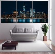 conjunto quadros cidade nova york"