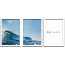 Conjunto Quadros Decorativos 3 peças 20x30 A-mar