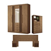 Conjunto Quarto Completo Com Espelho Veneza Jatoba Conjunto Quarto Completo Com Espelho Veneza Jatoba