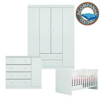 Conjunto Quarto de Bebê Guarda Roupa, Cômoda Helen e Berço 1344 com Colchão Physical Phoenix Qmovi Ortobom Conjunto Quarto de Bebê Guarda Roupa, Cômoda Helen e Berço 1344 com Colchão Physical Phoenix Qmovi Ortobom