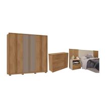 Conjunto Quarto De Casal Completo Fitch Buriti Fendi