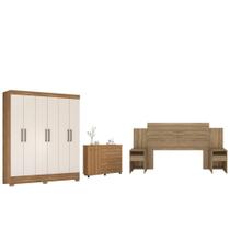 Conjunto Quarto de Casal Completo Virgina Amendola Off-White Conjunto Quarto de Casal Completo Virgina Amendola Off-White