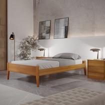 Conjunto Quarto de Solteiro Madeira Maciça com 2 Camas e Cômoda 5 Gavetas com Sapateira Unique Conjunto Quarto de Solteiro Madeira Maciça com 2 Camas e Cômoda 5 Gavetas com Sapateira Unique