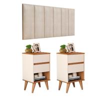 Conjunto Quarto Duda Casal 2 mesas de cabeceira e 1 cabeceira madri 1,40 ENVIA SOMENTE 01 KIT