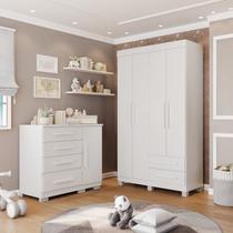 Conjunto Quarto Infantil 2 Peças Aurora Espresso Móveis Conjunto Quarto Infantil 2 Peças Aurora Espresso Móveis