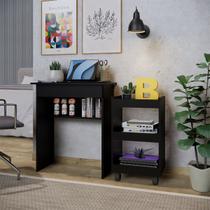 Conjunto Quarto Infantil Mesa Escrivaninha Computador E Armário De Livros Móveis Bonatto