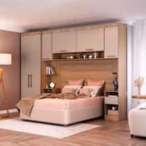 Conjunto Quarto Queen 5 Peças 6 Portas 2 Gavetas Paris Eucamóveis