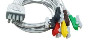 Conjunto Rabicho ECG 6 Vias Clip Garra Nihon Kohden Conjunto Rabicho ECG 6 Vias Clip Garra Nihon Kohden
