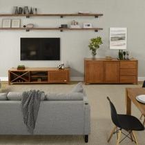 Conjunto Rack e Buffet Madeira Maciça Primavera CabeCasa MadeiraOriginals Conjunto Rack e Buffet Madeira Maciça Primavera CabeCasa MadeiraOriginals