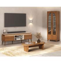 Conjunto Rack e Cristaleira e Mesa de Centro Murano Conjunto Rack e Cristaleira e Mesa de Centro Murano