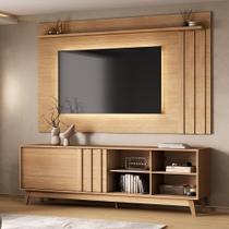 Conjunto Rack e Painel Parede Ventura Carraro Cedro Conjunto Rack e Painel Parede Ventura Carraro Cedro