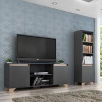 Conjunto Rack para TV até 50 Polegadas e Estante Benevello 2041