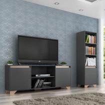 Conjunto Rack para TV até 60 Polegadas e Estante Benevello 2042