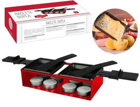 Conjunto Raclete 13 Peças Rechaud Derreter Queijos Kit Fondue