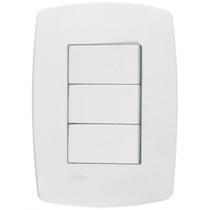 Conjunto Rad Modular Branco 1803004 3 interruptores Simp