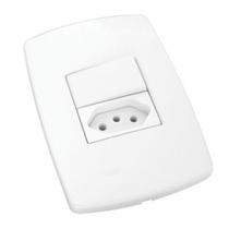 Conjunto Rad Modular Branco 1803221 1S+1Tomada 20A