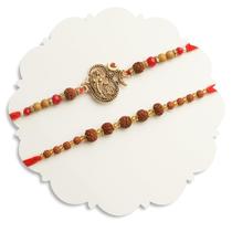 Conjunto Rakhi com Fitas e Cartão para o Irmão - Raksha Bandhan