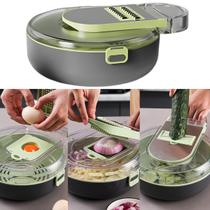 Conjunto Ralador de Vegetais Legumes Verduras Fatiador Descascador Cortador Picador Escorredor Redondo Cozinha Alimentos Dia das Mães Conjunto Ralador de Vegetais Legumes Verduras Fatiador Descascador Cortador Picador Escorredor Redondo Cozinha Alimentos Dia das Mães