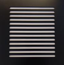 Conjunto ralo tampa inox 304 modelo oblong e base 10cm x10cm preto