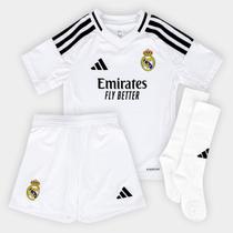 Conjunto Real Madrid Infantil Home 24/25 Adidas