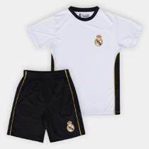 Conjunto Real Madrid Símbolo - Camisa + Bermuda - Juvenil