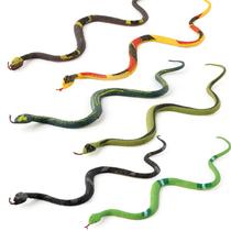 Conjunto realista de bonecos de cobra, réptil de selva de PVC, 6 unidades para crianças Conjunto realista de bonecos de cobra, réptil de selva de PVC, 6 unidades para crianças