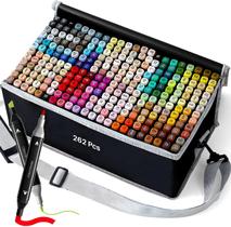 Conjunto Recarregável de 262 Cores com Duas Pontas CREATSPARK Conjunto Recarregável de 262 Cores com Duas Pontas CREATSPARK