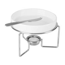 Conjunto Rechaud Para Queijo 3 Peças Bon Gourmet 26373 Conjunto Rechaud Para Queijo 3 Peças Bon Gourmet 26373