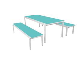 Conjunto Refeitório Adulto 1500mm Acqua