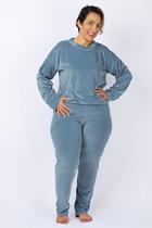 Conjunto reflexão azul