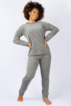 Conjunto reflexão cinza