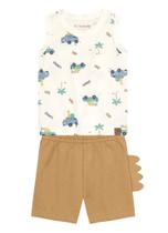 Conjunto regarta e bermuda 36334 brandili