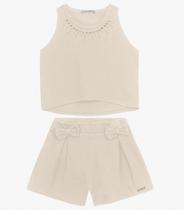 Conjunto Regata com Shorts em malhão Trick Nick Bege